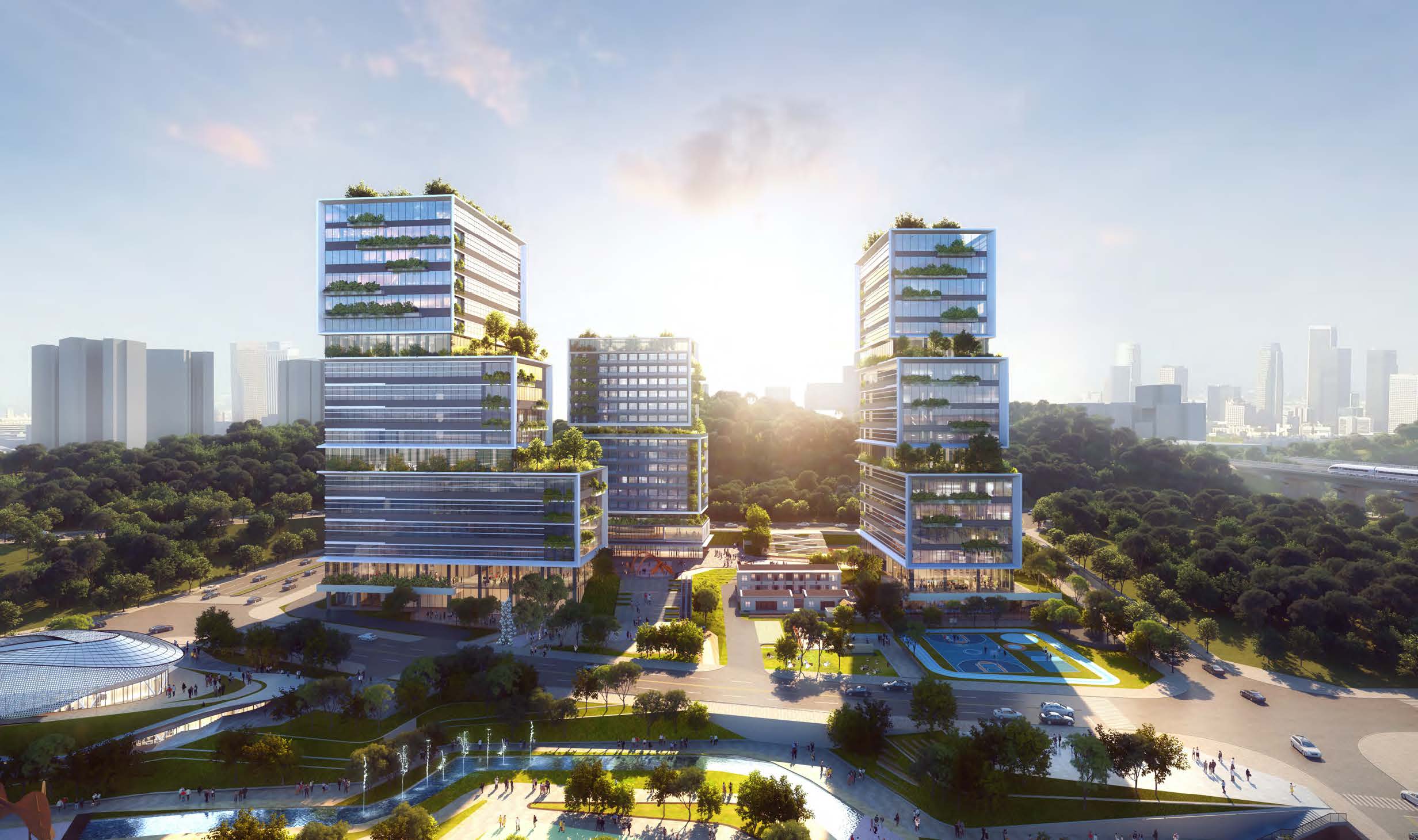 [深圳]银星光明生命健康科技园建筑方案